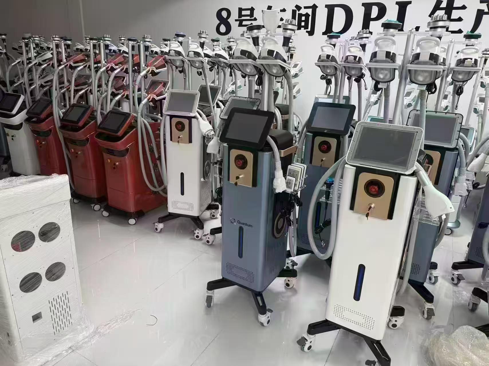Beauty machines prepared inside BY BEAUTY factory