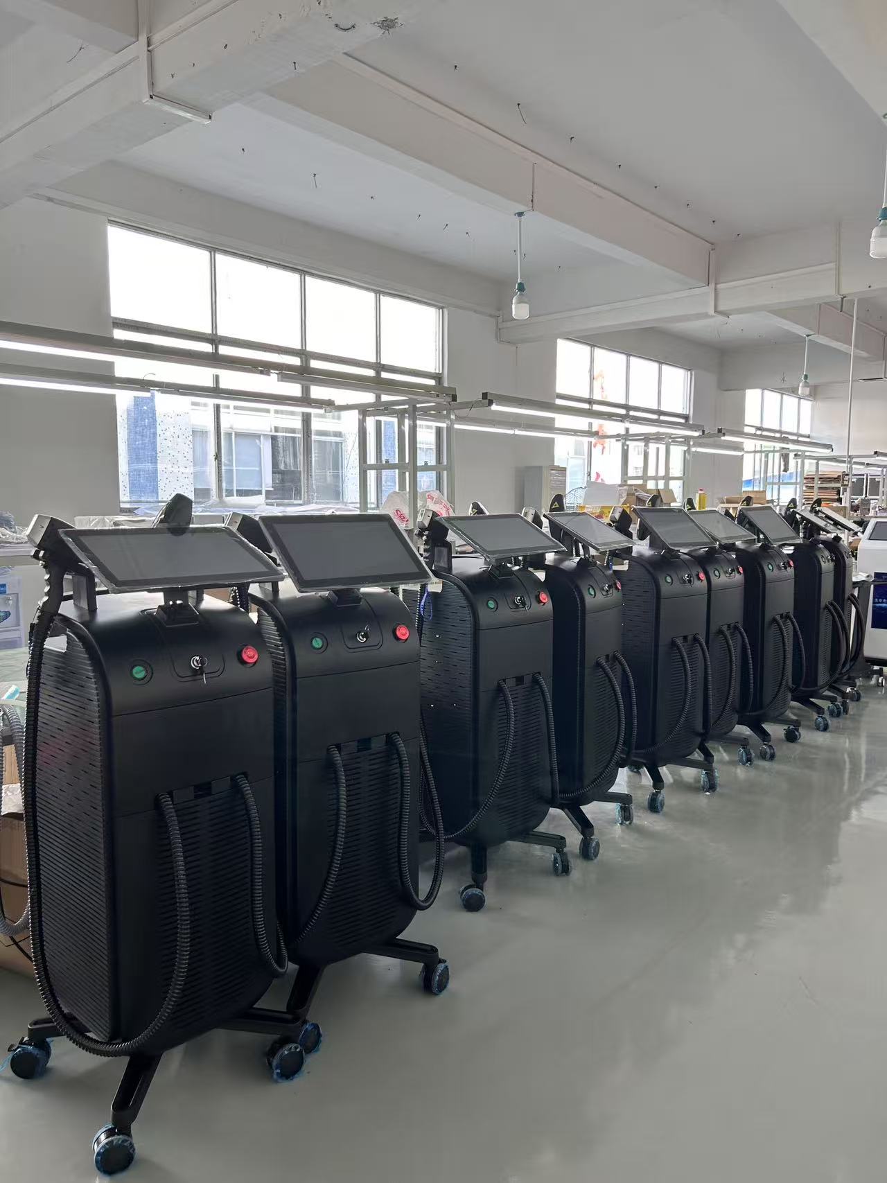 Beauty machines reviewed before distributor shipment