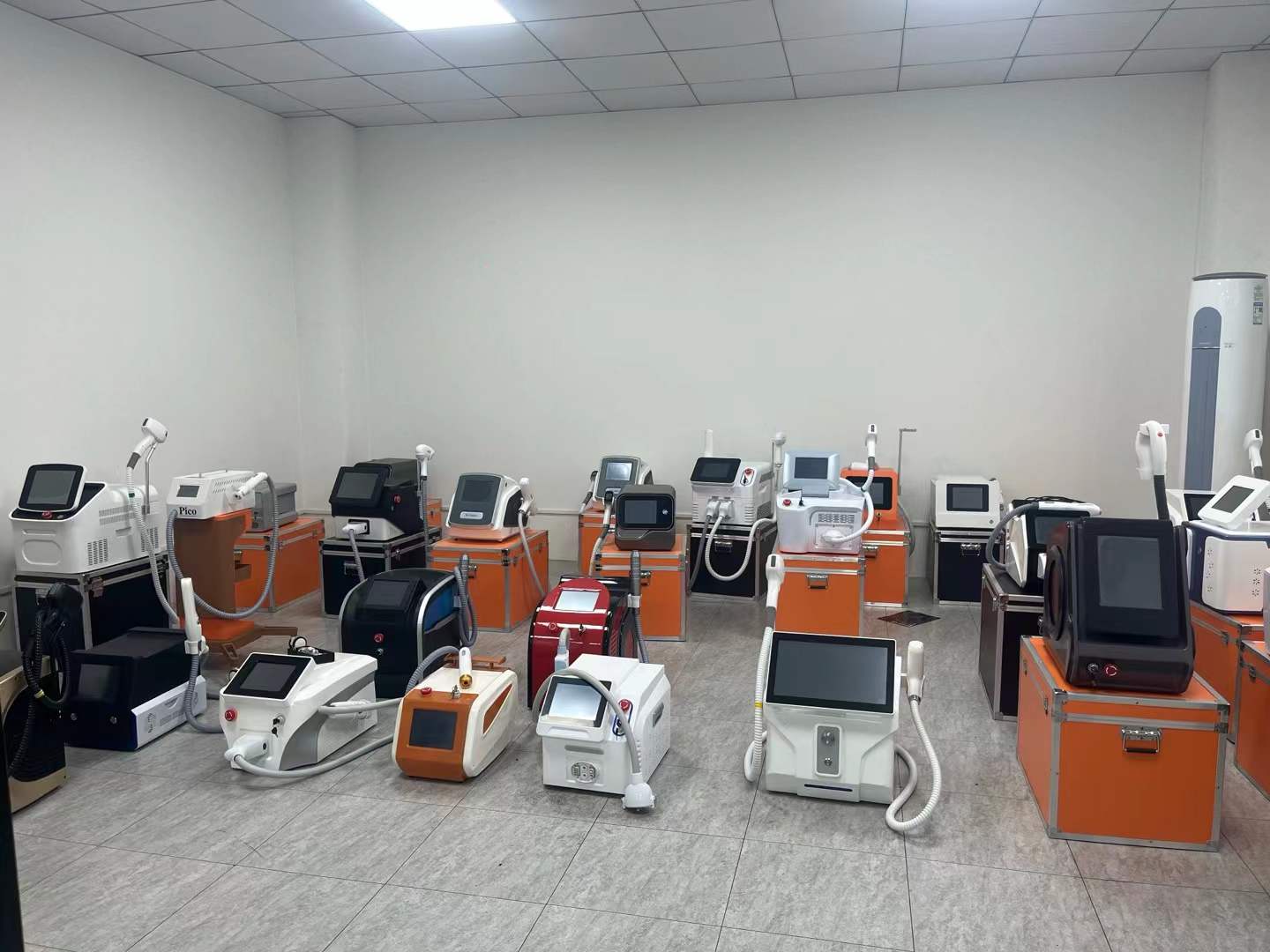 Beauty equipment production line inside the BY BEAUTY factory
