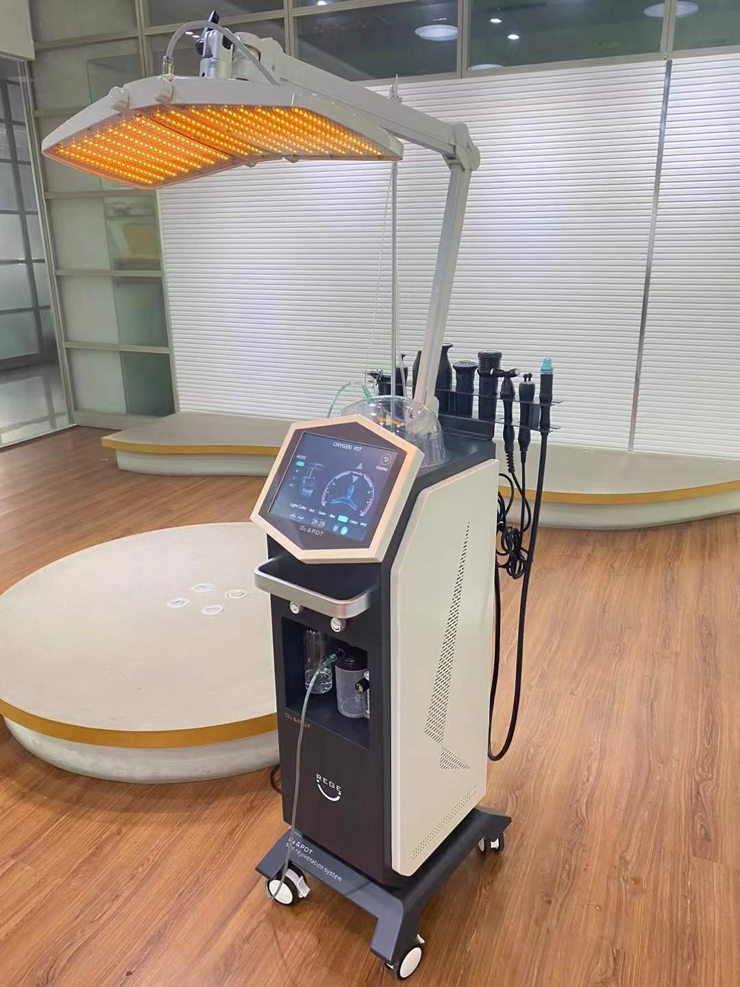 Configured beauty machine shown for OEM and ODM approval at BY BEAUTY