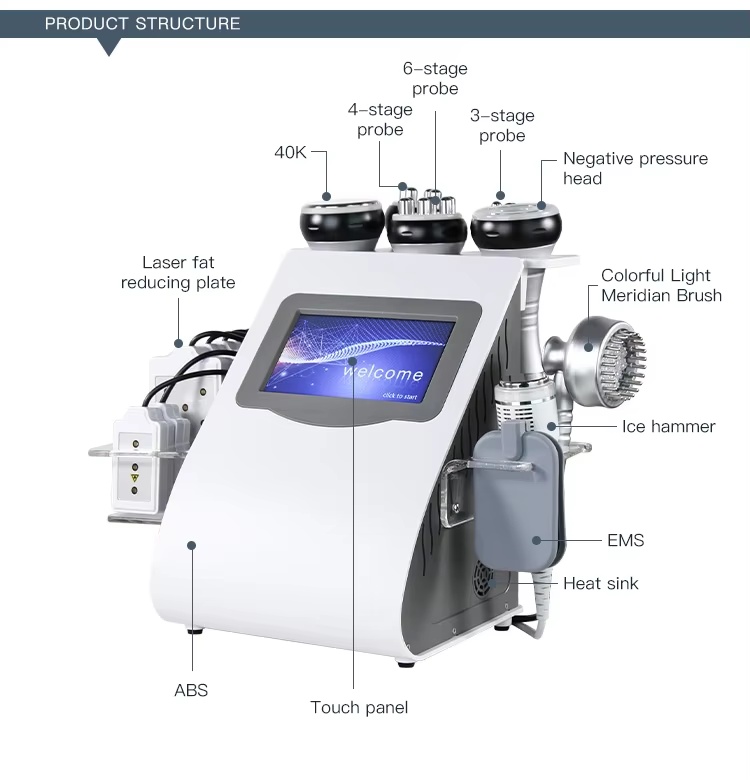 BYW09S Cavitation Lipo Machine supplied detail image 2