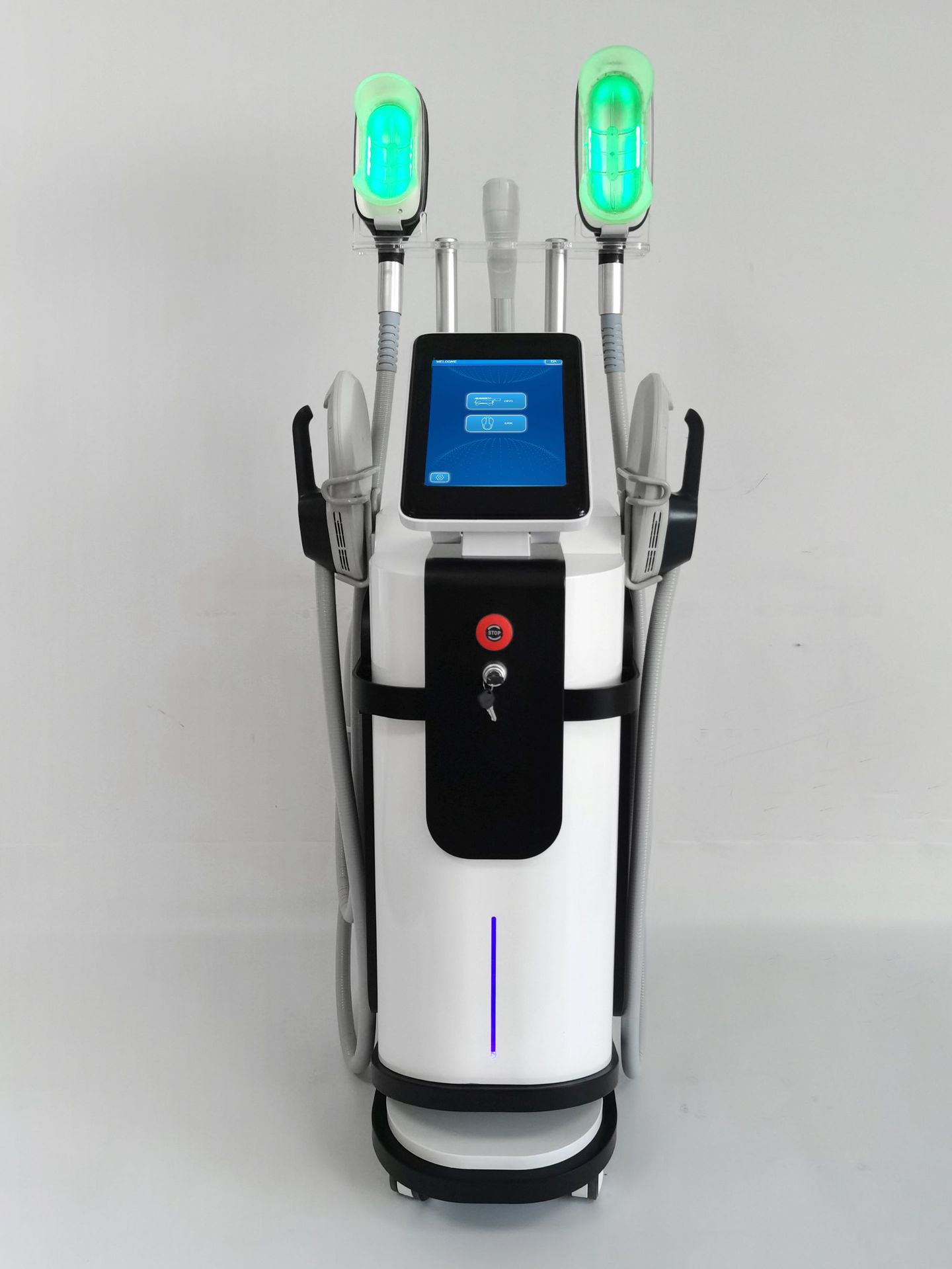 Black BYL27C cryo slimming machine front view